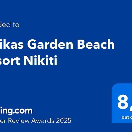 Finikas Garden Beach Resort Nikiti Exterior foto